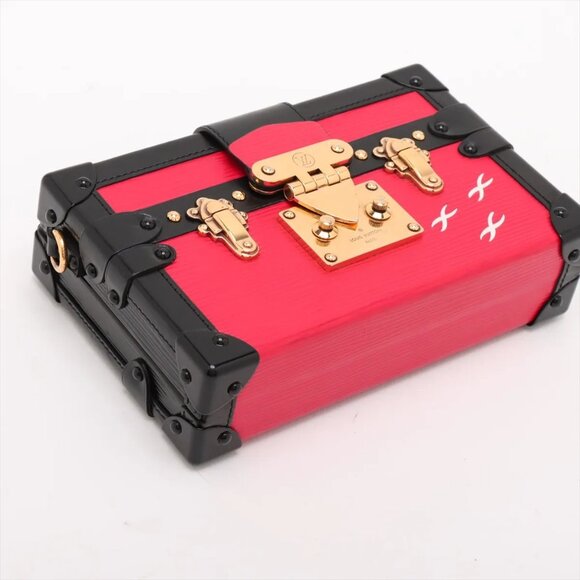 Louis Vuitton Epi Petite Mull M54651 DU0145 red x black - Picture 4 of 7